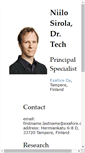 Mobile Screenshot of niilosirola.fi