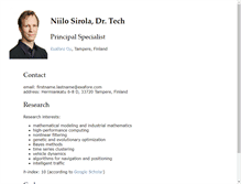 Tablet Screenshot of niilosirola.fi